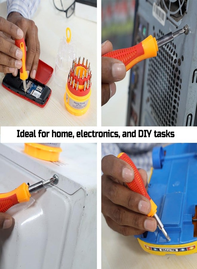 Cubent 31 in 1 Precision Screwdriver Set with Magnetic Handle | Multi-Bit Tool Kit for Home, Electronics & DIY Repairs | Compact Portable Case | Ideal for Mobile, Laptop, Furniture & Appliance Fixing - Image 5